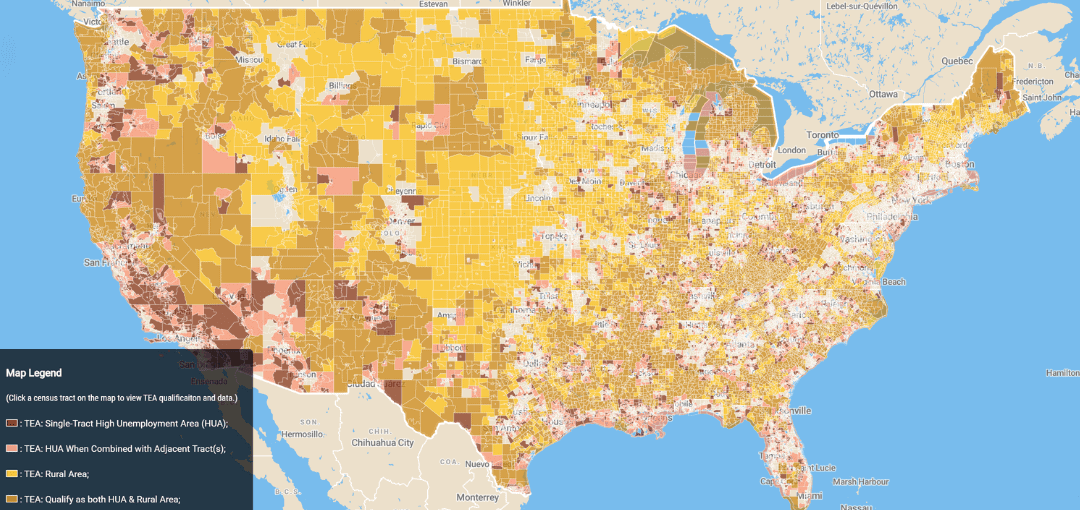 TEA Single-Tract High Unemployment Area Houston EB5 opportunities in Texas, highlighting high unemployment locations suitable for EB5 investments and regional center projects.
