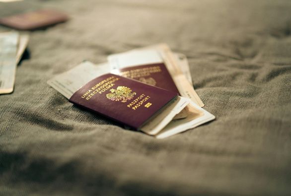 Passports symbolizing immigrant and non-immigrant visas